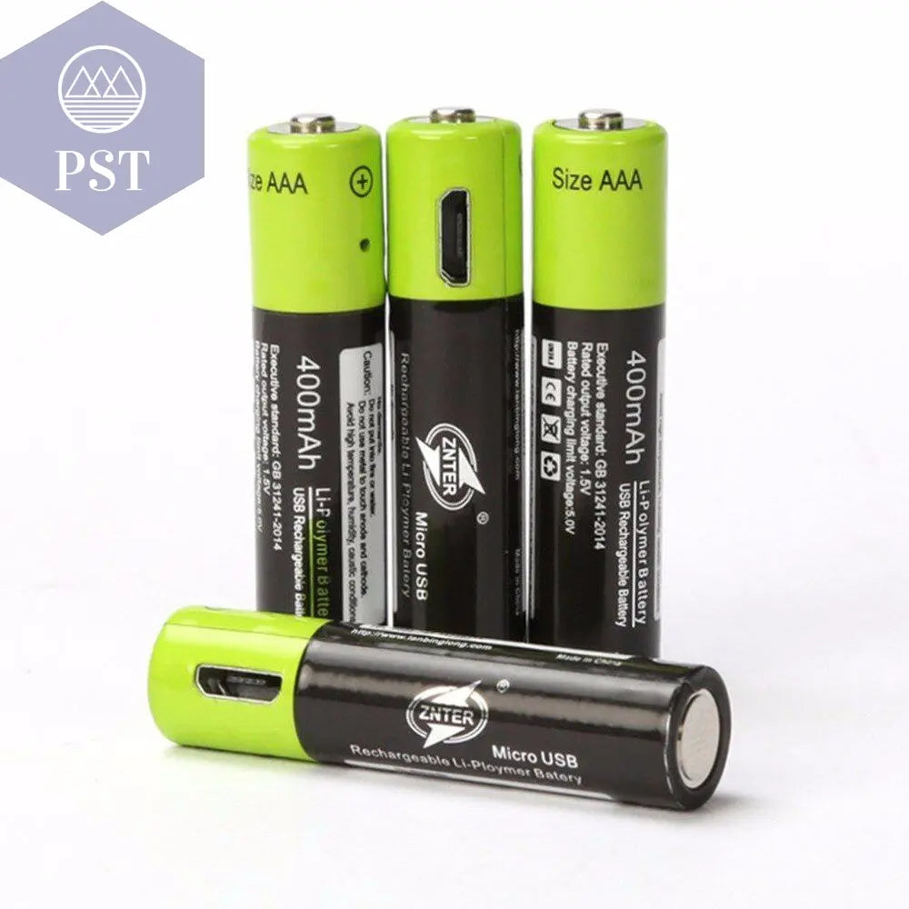 Rechargeable AAA Battery 400mAh      1.5-V-3 PST PS Tradings