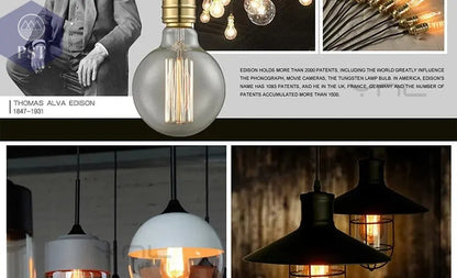 Retro Edison Light Bulb E27 220V 40W ST64 G80 G95 T10 T45 T185 A19 A60 Filament Incandescent Ampoule Bulbs Vintage Edison Lamp       PST PS Tradings