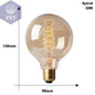 Retro Edison Light Bulb E27 220V 40W ST64 G80 G95 T10 T45 T185 A19 A60 Filament Incandescent Ampoule Bulbs Vintage Edison Lamp       PST PS Tradings
