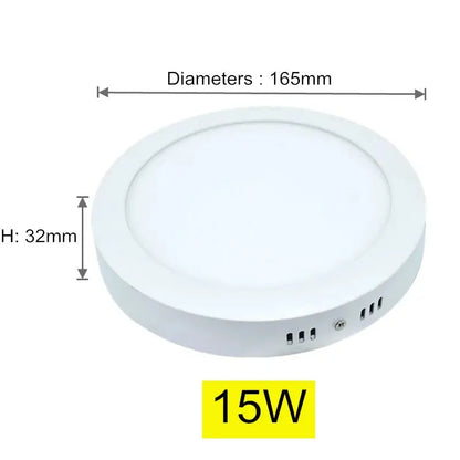 Oberfläche LED Quadratische Decken Licht 9W 15W 25W LED-Panel Licht Unten Licht mit fahrer AC85-265V AC110V/220V LED Innen Licht       PST PS Tradings
