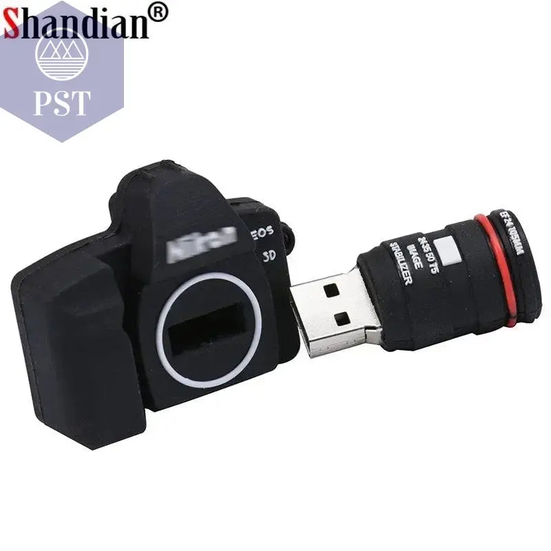 SHANDIAN hot selling Camera Shape USB Flash Memory Stick thumb drive 64GB/32GB /16GB memory stick flash card photography gifts - PST PS Tradings