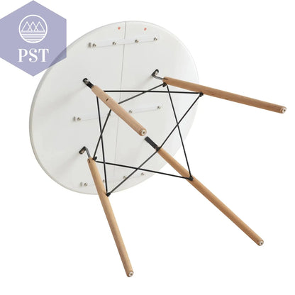 Scandinavian Round Dining Table - 80CM Space-Saver PST PS Tradings  PST PS Tradings  PST PS Tradings Scandinavian Round Dining Table - 80CM Space-Saver