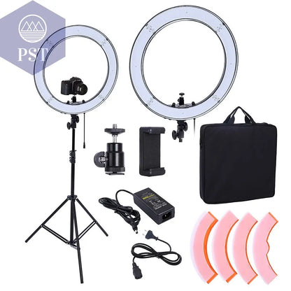 Studio Camera Photo Phone LED Ring with Tripod       PST PS Tradings