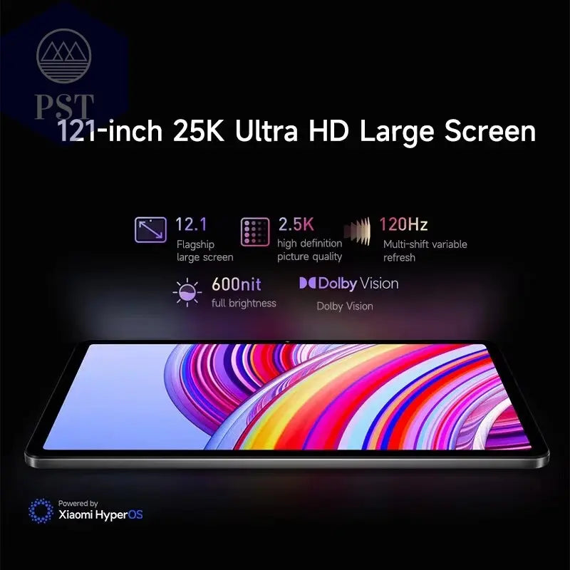 Tablets Xiaomi Redmi Pad Pro 12.1 "2.5K 120Hz Display 10000Mah Battery 33W Charging 8MP Tablet PC PST PS Tradings  PST PS Tradings  PST PS Tradings