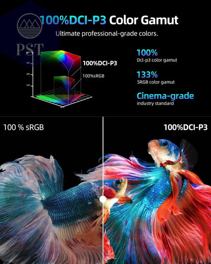 UPERFECT Mobile 18 Zoll Gaming Monitor 18" 2K Display 144Hz FreeSync Tragbar PST PS Tradings Monitor PST PS Tradings  PST PS Tradings