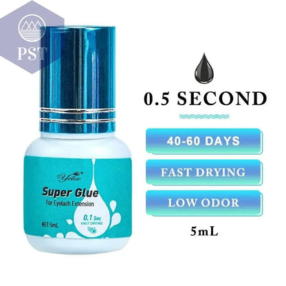 Yelix Eyelash Extension Glue 0.5-1 Sec Fast Dry Individual Lashes Glue Sensitive Eye Eyelash Glue Wholesale Customization PST PS Tradings  PST PS Tradings SG1 PST PS Tradings