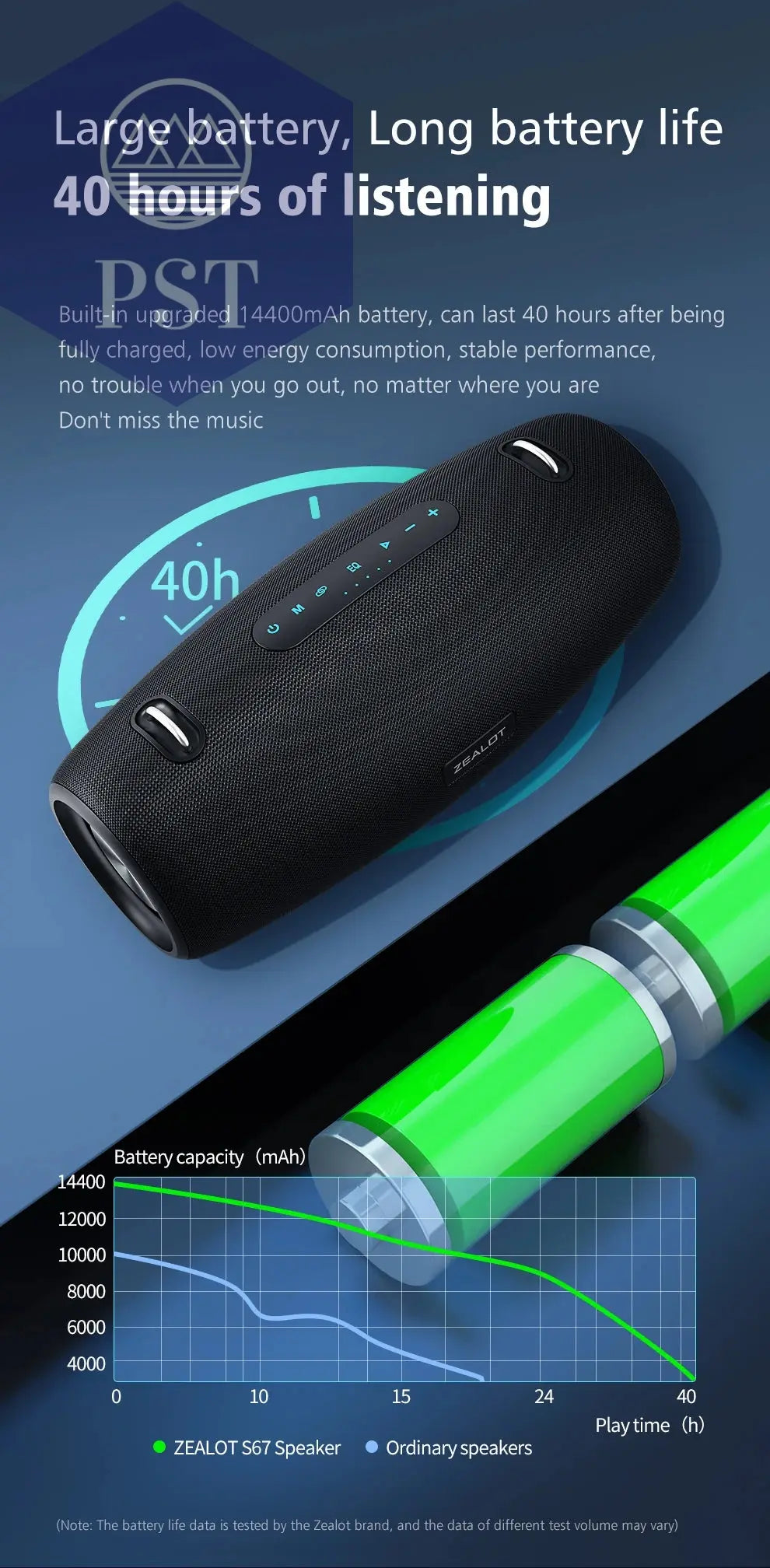 ZEALOT S67 60W Bluetooth Lautsprecher mit Bass PST PS Tradings Bluetooth PST PS Tradings  PST PS Tradings ZEALOT S67 60W Bluetooth Lautsprecher mit Bass Bluetooth