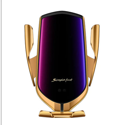 Automatic Car Vent Wireless Charger      Gold PST PS Tradings